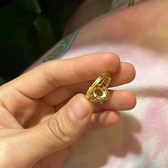 amethyst ring silver ring National stone - Picture 7 of 8